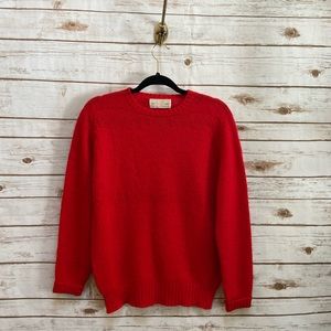 Browns of Bermuda pure wool red sweater size m